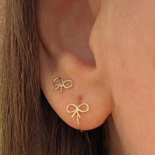 Load image into Gallery viewer, The Itsy Bitsy Bow Studs-earrings