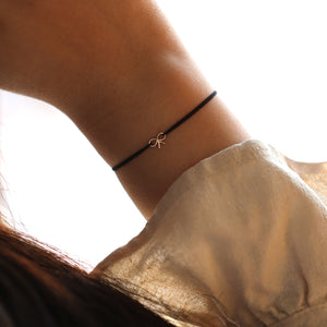 The Itsy Bitsy Bow cord bracelet
