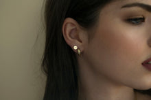 Load image into Gallery viewer, Egg Hoop | Hortense Jewelry - handmade artisan earrings, handmade designer earrings, ethically made gold earrings