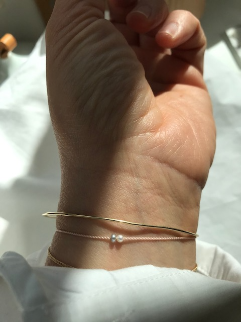 Pearl 2025 cord bracelet