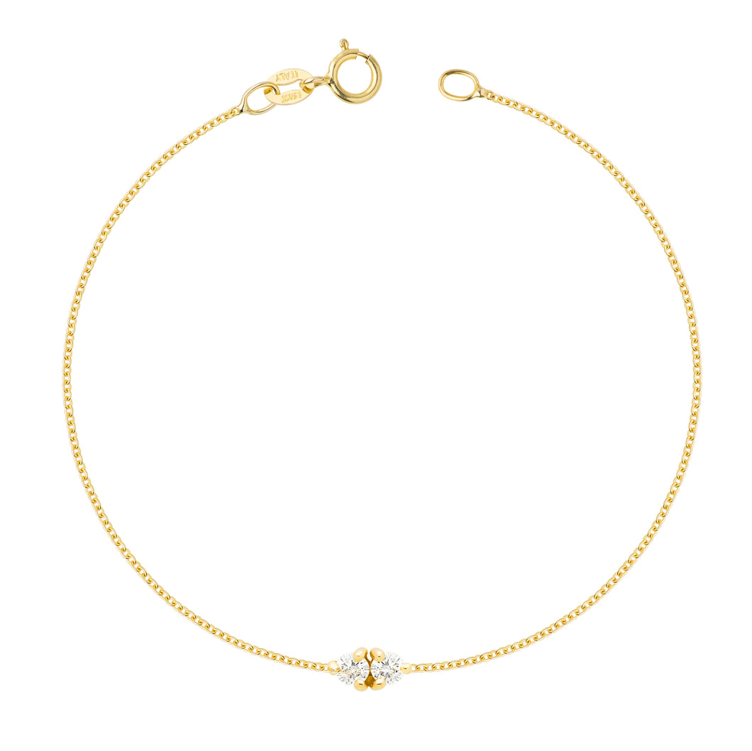 By your side Bracelet | Hortense Jewelry - handcrafted beaded bracelets, handcrafted gold bracelets, handmade pearl bracelets, delicate handmade bracelets