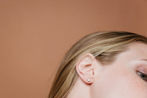 “Kitty” All diamonds -Earring | Hortense Jewelry - handmade artisan earrings, handmade designer earrings, ethically made gold earrings
