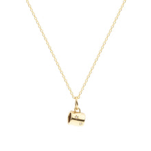 Load image into Gallery viewer, &quot;Tea for Two&quot; Necklace 14K YG 18&quot; | Hortense Jewelry - handmade designer necklaces, designer gold necklaces, designer bridal necklaces, delicate gold necklaces