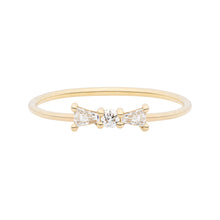 Load image into Gallery viewer, The Little Bow Ring | Hortense Jewelry - ethical diamond rings, delicate designer rings, designer gold rings