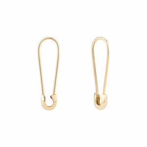 The "Securite" earring Single 14KYG | Hortense Jewelry - yellow gold bridal earrings, designer bridal earrings, ethical gold earrings