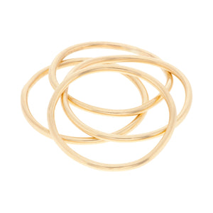 "Promise" medium ring band SINGLE 14KYG SIZE 4.5 | Hortense Jewelry - handmade gold wedding rings, handcrafted mens wedding bands, handmade gold wedding rings, designer gold wedding bands