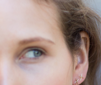 Load image into Gallery viewer, Kiss-Kiss studs | Hortense Jewelry - handmade artisan earrings, handmade designer earrings, ethically made gold earrings