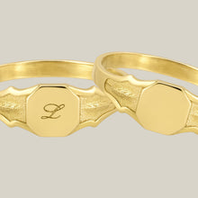 Load image into Gallery viewer, Signet "Plume" Ring