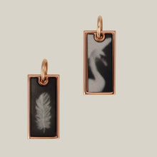 Load image into Gallery viewer, Tag "Plume" necklace-Feather in French