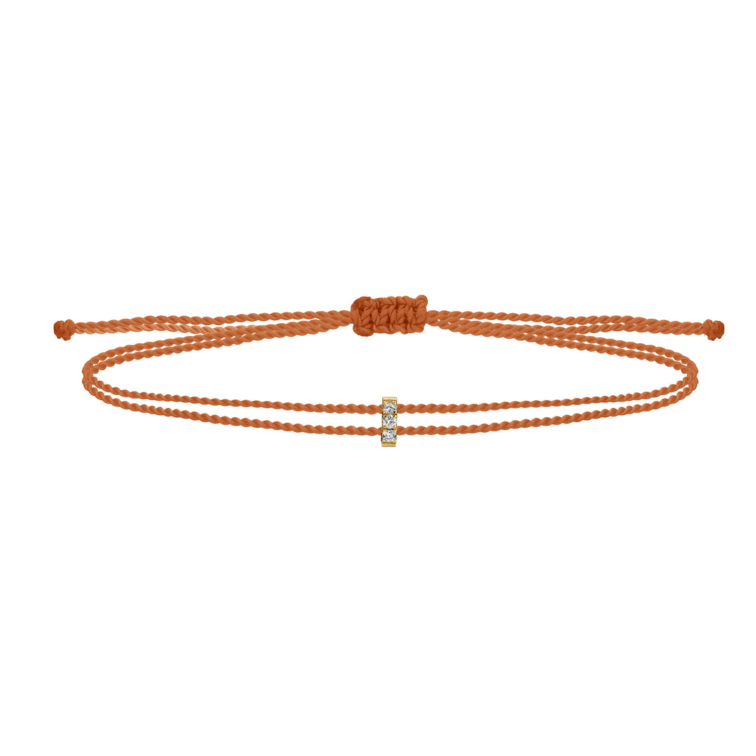 Golden Bridge Cord Bracelet | Hortense Jewelry: Paris Savoir-Faire
