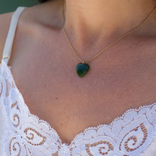 Load image into Gallery viewer, “ Sweetheart Jade” necklace -Sterling silver