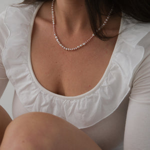 "Cloud" pearl necklace