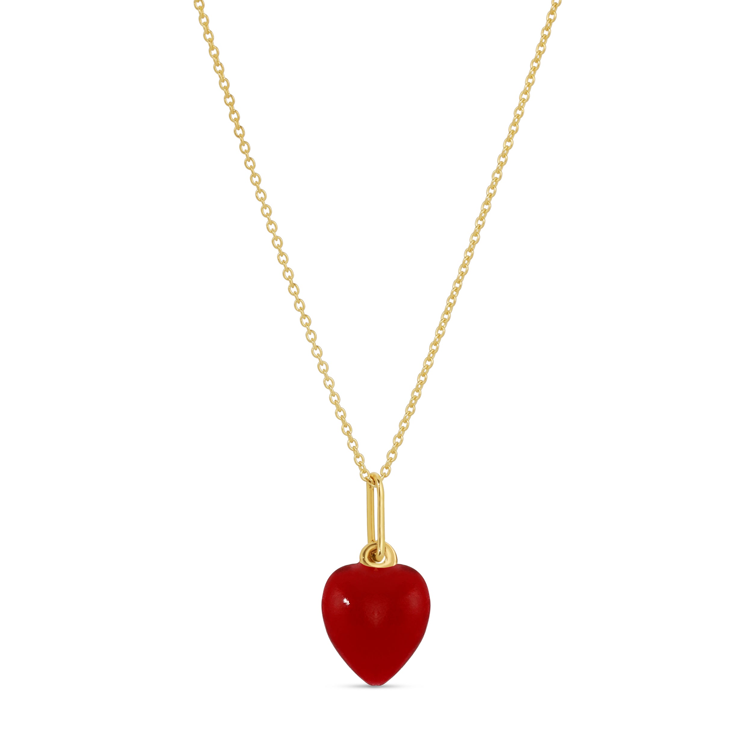 The Heart Emoji necklace-Charm | Hortense Jewelry: Paris Savoir