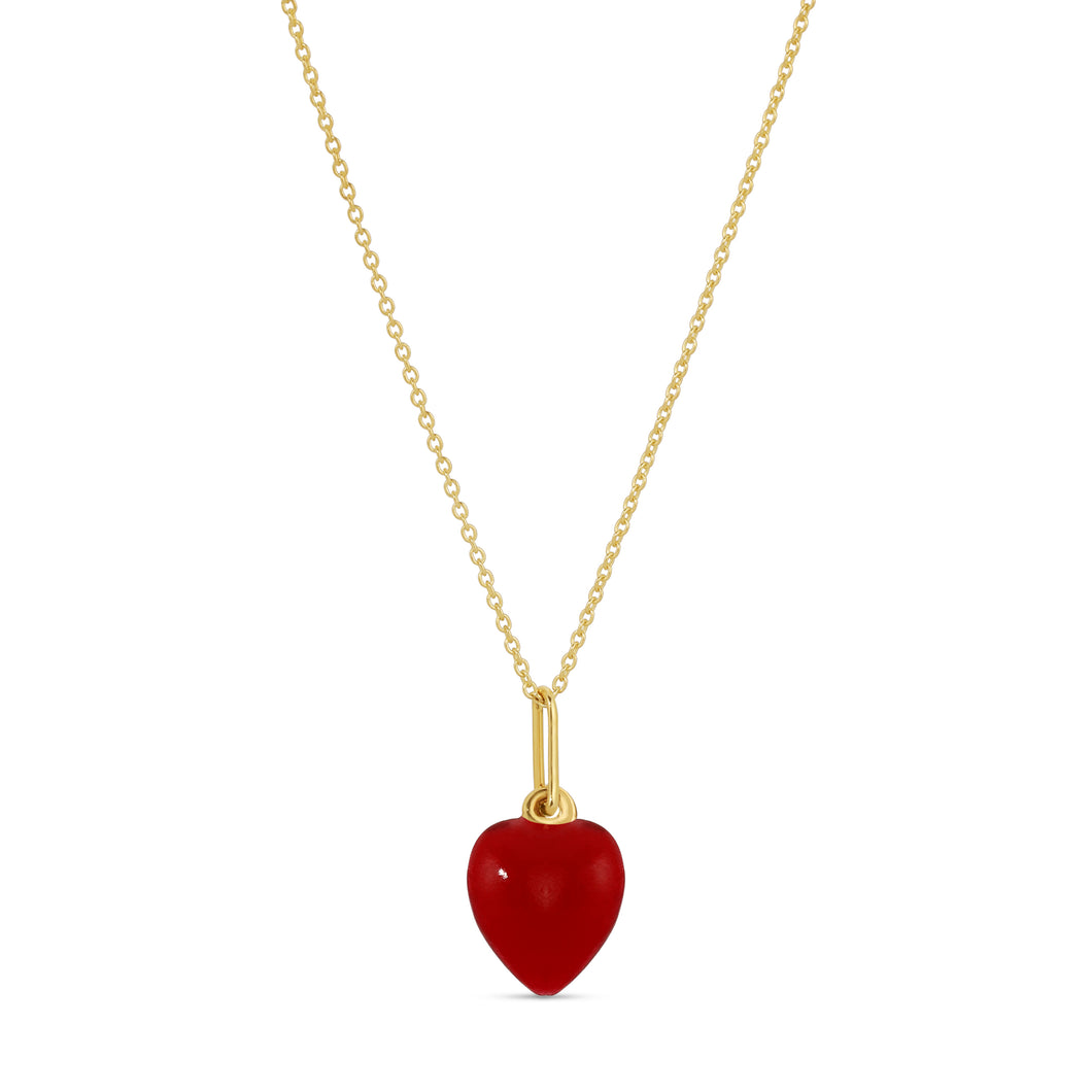 The Heart Emoji necklace-Charm