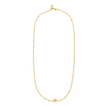 Load image into Gallery viewer, "Fleur" Necklace with mini white pearls