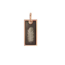 Load image into Gallery viewer, Tag "Plume" necklace-Feather in French