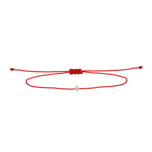 Herkimer cord bracelet