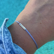 Load image into Gallery viewer, ID Cord Bracelet in solid gold or sterling silver