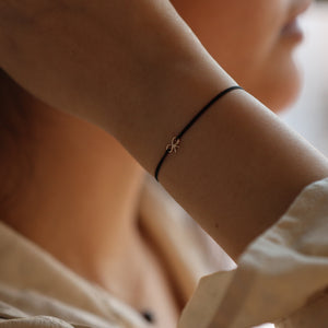 The Itsy Bitsy Bow cord bracelet