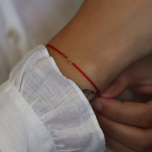 Together Forever cord bracelet