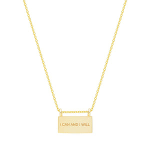 "Tag you're it" Necklace 14KYG 18" | Hortense Jewelry - handmade designer necklaces, designer gold necklaces, designer bridal necklaces, delicate gold necklaces