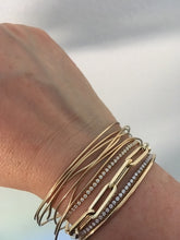 Load image into Gallery viewer, The Mama Link bracelet 14K Yellow Gold | Hortense Jewelry - custom handmade bracelets, beautiful handmade bracelets, handmade bracelets and necklaces