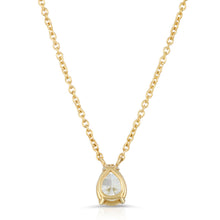 Load image into Gallery viewer, Pear Shaped Diamond Necklace