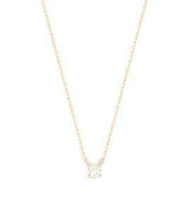 The “Kitty” Necklace 14KYG 16" | Hortense Jewelry - handmade designer necklaces, designer gold necklaces, designer bridal necklaces, delicate gold necklaces