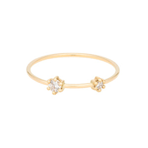 “Darling” All Diamonds ring 14YG SIZE 4.5 | Hortense Jewelry - ethical diamond rings, delicate designer rings, designer gold rings