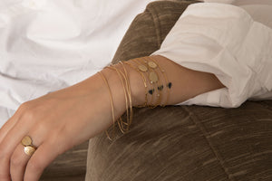 The Mini Mini Me Bracelet-Trio Diamonds | Hortense Jewelry - custom handmade bracelets, beautiful handmade bracelets, handmade bracelets and necklaces