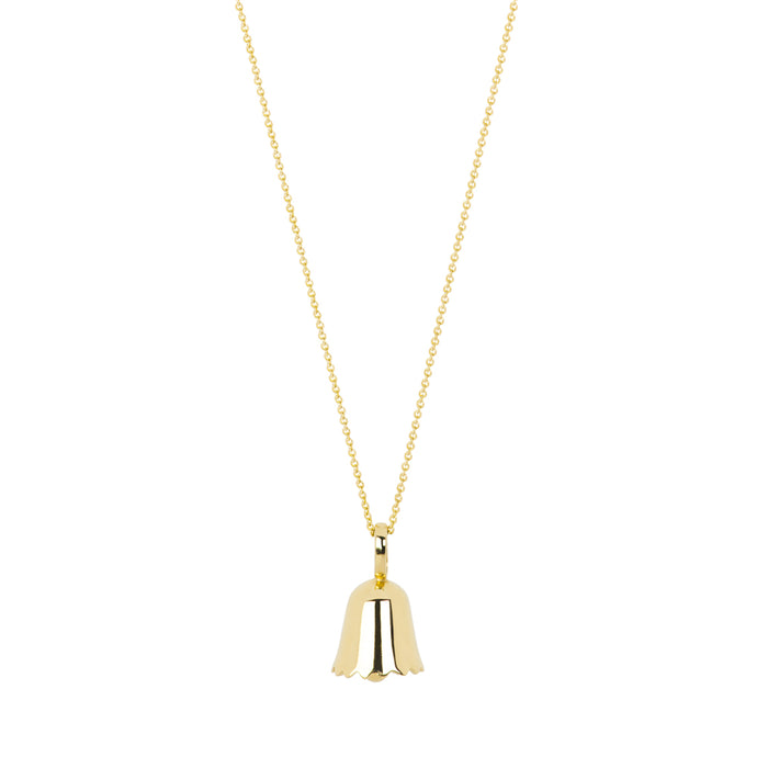 The Wishing Bell Pendant | Hortense Jewelry - handmade designer necklaces, designer gold necklaces, designer bridal necklaces, delicate gold necklaces