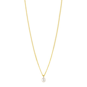 The Mini-Mini Me Pearl Necklace | Hortense Jewelry - handmade designer necklaces, designer gold necklaces, designer bridal necklaces, delicate gold necklaces
