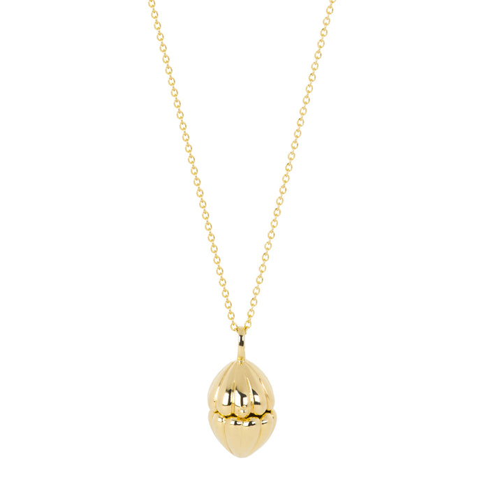 The Secret Shell box Necklace | Hortense Jewelry - handmade designer necklaces, designer gold necklaces, designer bridal necklaces, delicate gold necklaces