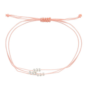 Wish Me Luck/ Pearls | Hortense Jewelry - handcrafted beaded bracelets, handcrafted gold bracelets, handmade pearl bracelets, delicate handmade bracelets