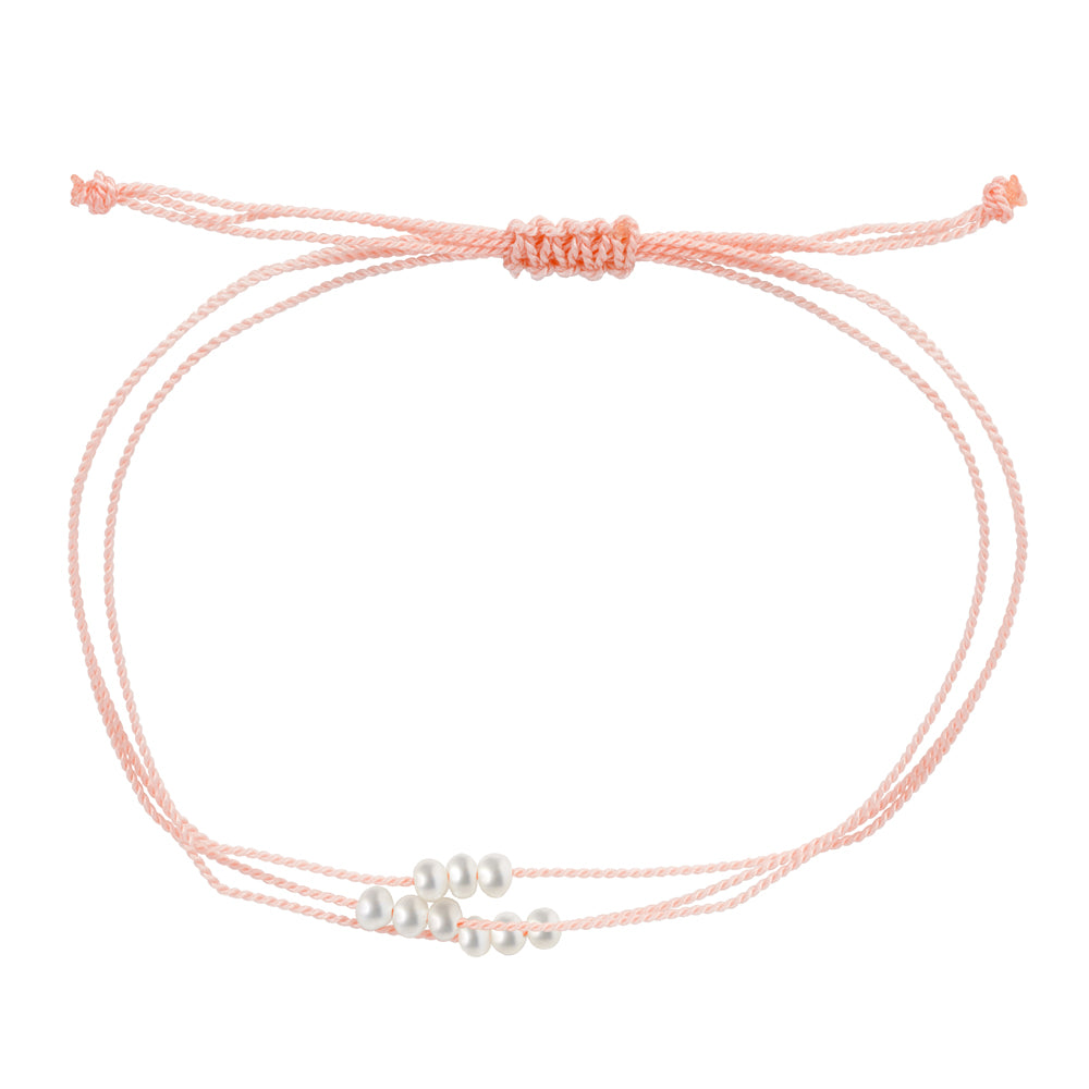 Wish Me Luck/ Pearls | Hortense Jewelry - handcrafted beaded bracelets, handcrafted gold bracelets, handmade pearl bracelets, delicate handmade bracelets