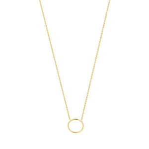 "By Myself" Necklace | Hortense Jewelry - handmade designer necklaces, designer gold necklaces, designer bridal necklaces, delicate gold necklaces