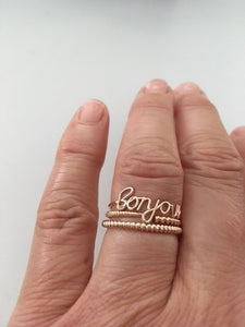 "Bonjour" Ring | Hortense Jewelry - ethical engagement rings, conflict free engagement rings, ethically sourced engagement rings, handmade designer rings