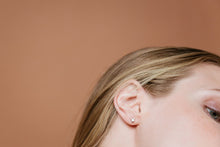 Load image into Gallery viewer, “Kitty” All diamonds -Earring | Hortense Jewelry - handmade artisan earrings, handmade designer earrings, ethically made gold earrings