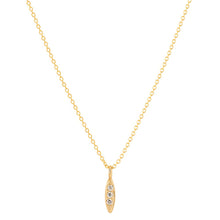 Load image into Gallery viewer, Rise and Shine-Large necklace with diamonds or without diamond 14KYG 18&quot; with diamonds | Hortense Jewelry - handmade designer necklaces, designer gold necklaces, designer bridal necklaces, delicate gold necklaces