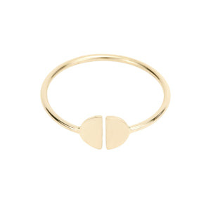 Baby Girl-Half Moon ring | Hortense Jewelry - ethical diamond rings, delicate designer rings, designer gold rings
