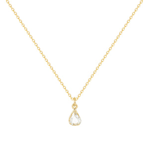 Tear of joy-New- | Hortense Jewelry - handmade designer necklaces, designer gold necklaces, designer bridal necklaces, delicate gold necklaces