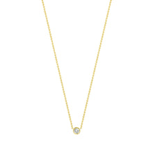 Load image into Gallery viewer, Flirty necklace-White diamond | Hortense Jewelry - handmade designer necklaces, designer gold necklaces, designer bridal necklaces, delicate gold necklaces