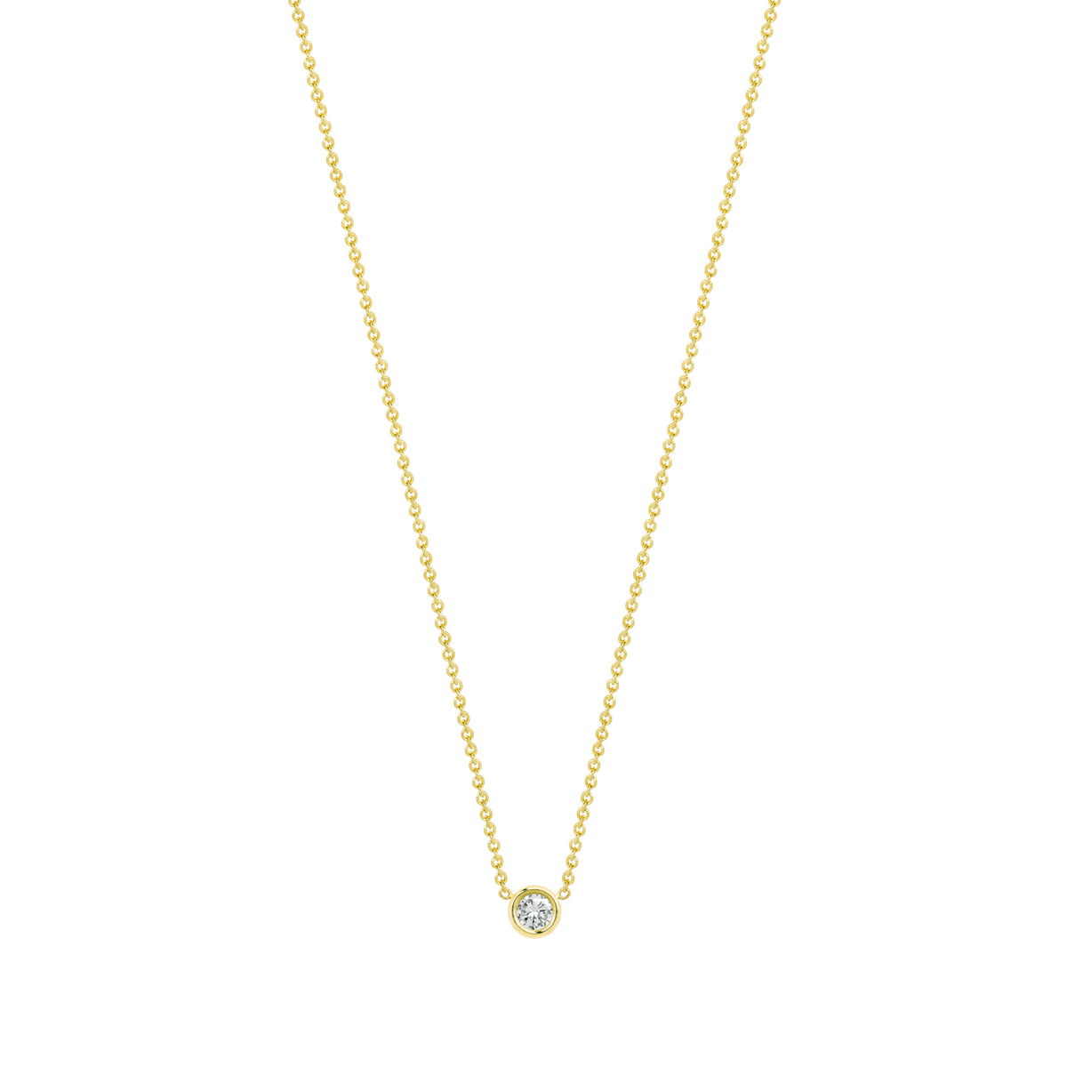Solitaire Diamond Necklace | Hortense Jewelry: Paris Savoir-Faire x LA ...