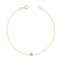 Load image into Gallery viewer, Flirty bracelet extra white diamond | Hortense Jewelry - handcrafted beaded bracelets, handcrafted gold bracelets, handmade pearl bracelets, delicate handmade bracelets