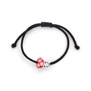 Mushroom Cord Bracelet and Necklace