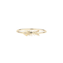 Load image into Gallery viewer, &quot;The Little Fish&quot; ring 14K YG size 3 | Hortense Jewelry - ethical diamond rings, delicate designer rings, designer gold rings