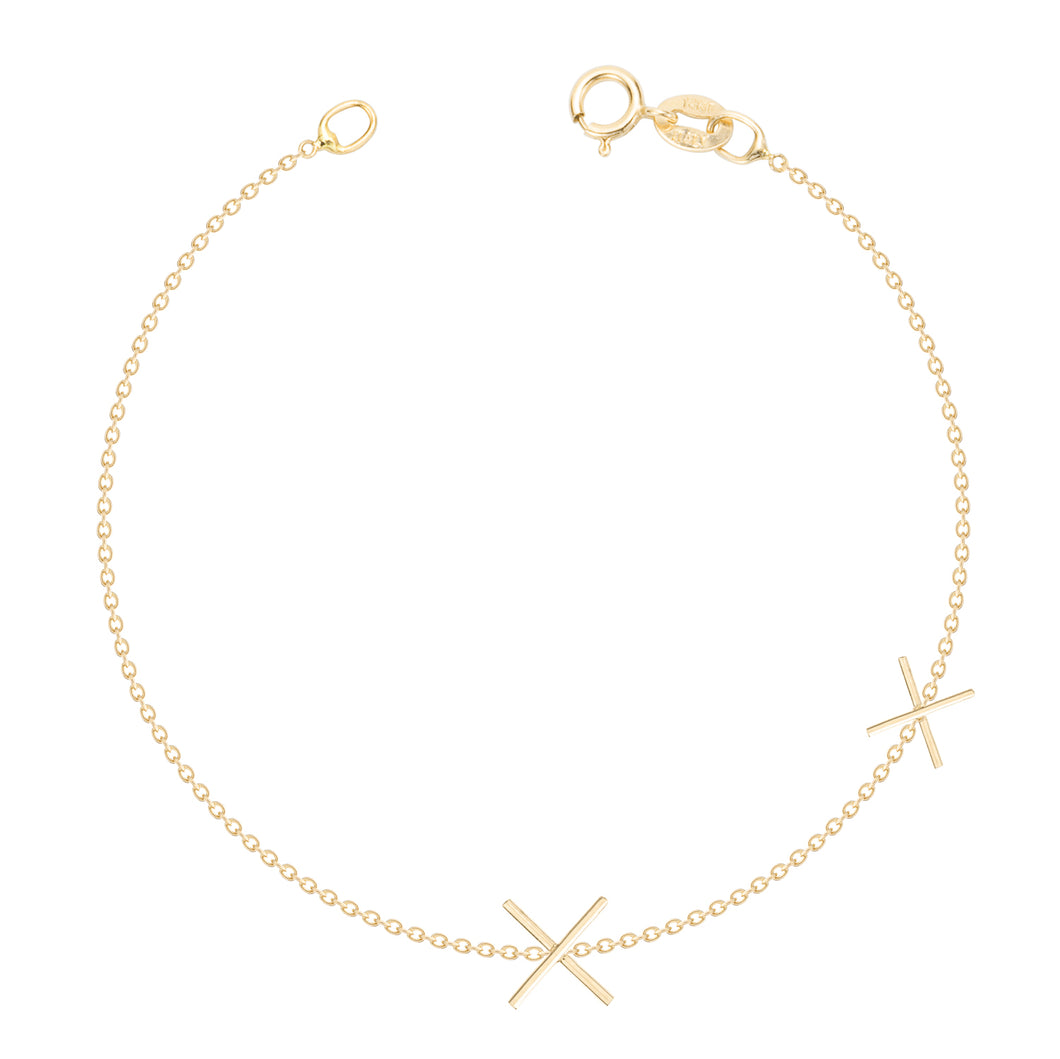 Kiss-Kiss Bracelet | Hortense Jewelry - handcrafted beaded bracelets, handcrafted gold bracelets, handmade pearl bracelets, delicate handmade bracelets
